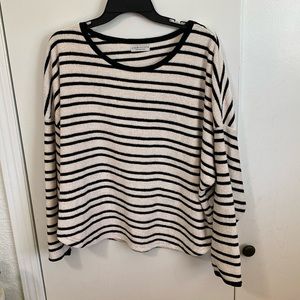 Paper Crane Chenille Striped Sweater